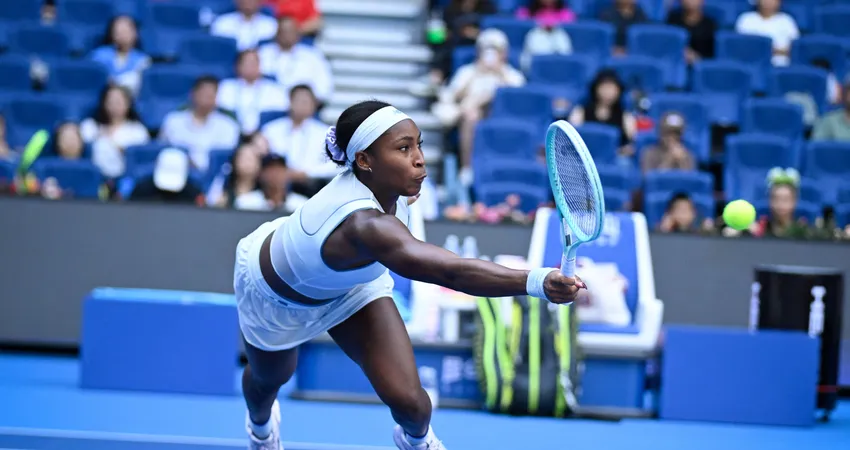 Coco Gauff survives Fernandez challenge to keep China Open defense alive