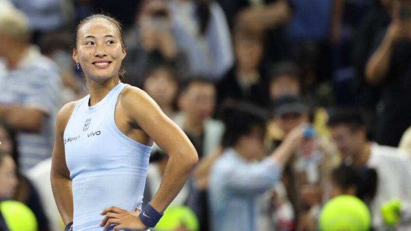 China’s Zheng Qinwen shines in first match back after surgery