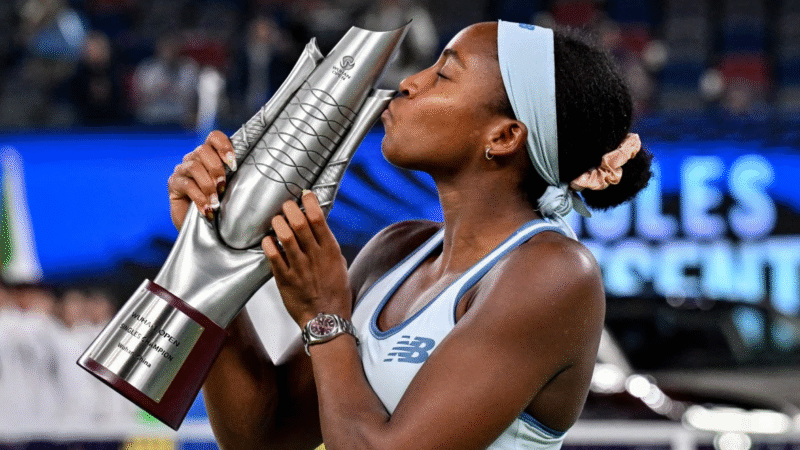 Coco Gauff spins her way to Wuhan glory in all-American final