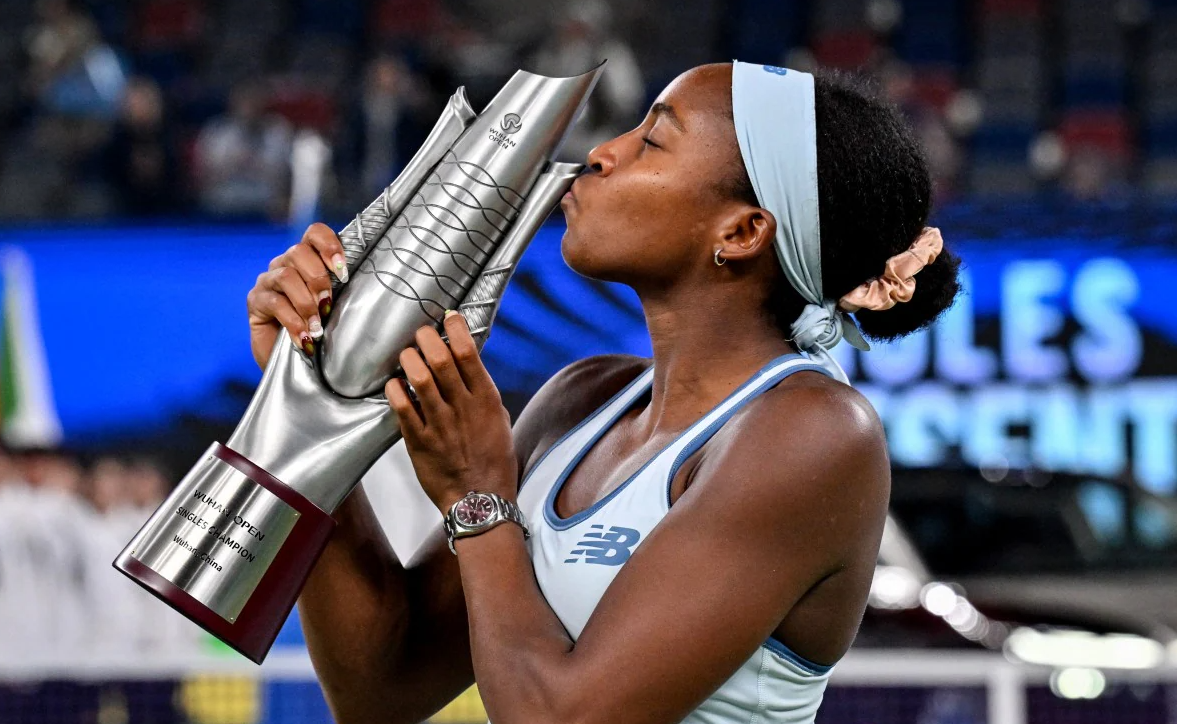 Coco Gauff spins her way to Wuhan glory in all-American final