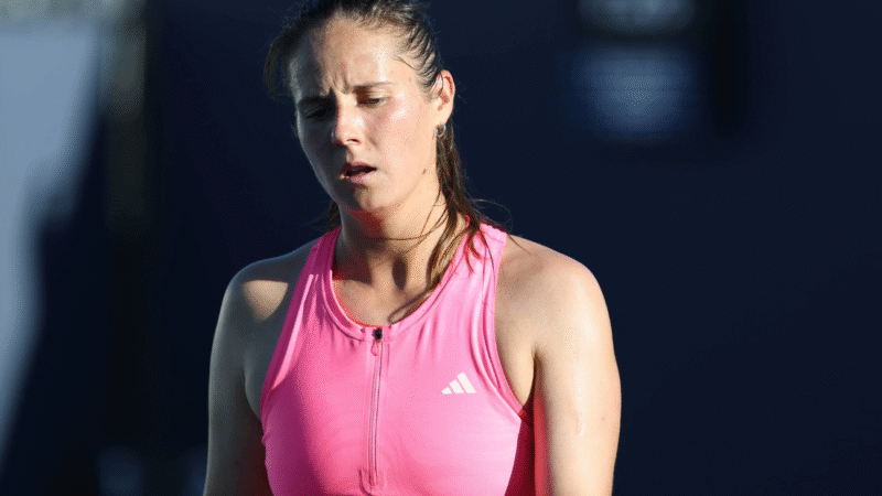 Daria Kasatkina steps away from tennis after hitting breaking point