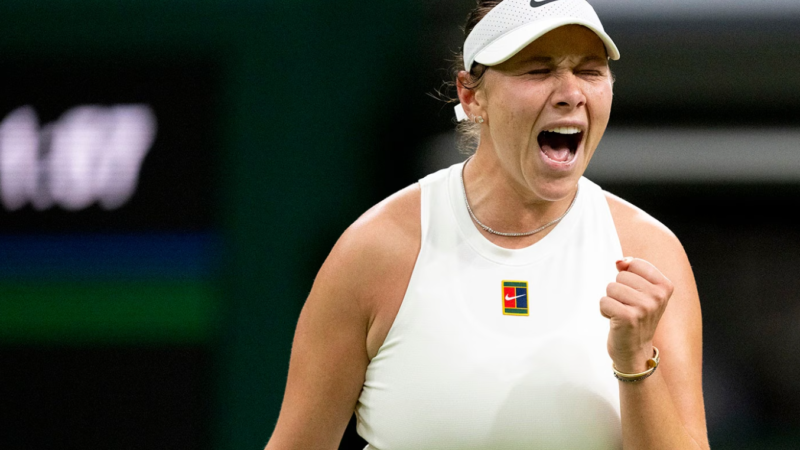 How Amanda Anisimova mastered the art of the mental break