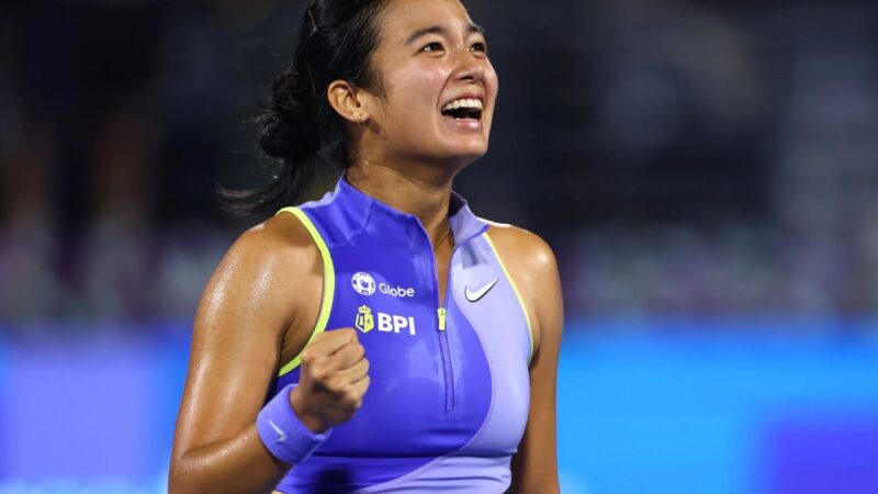 Alexandra Eala turns the Dubai desert into a Manila homecoming