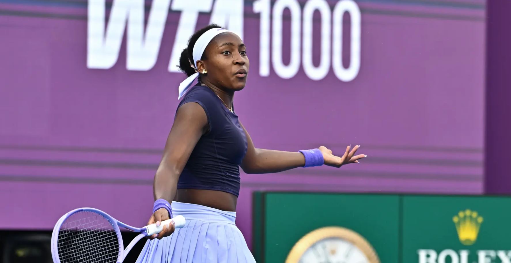 Lucky loser Elisabetta Cocciaretto stuns a flat Coco Gauff in the desert