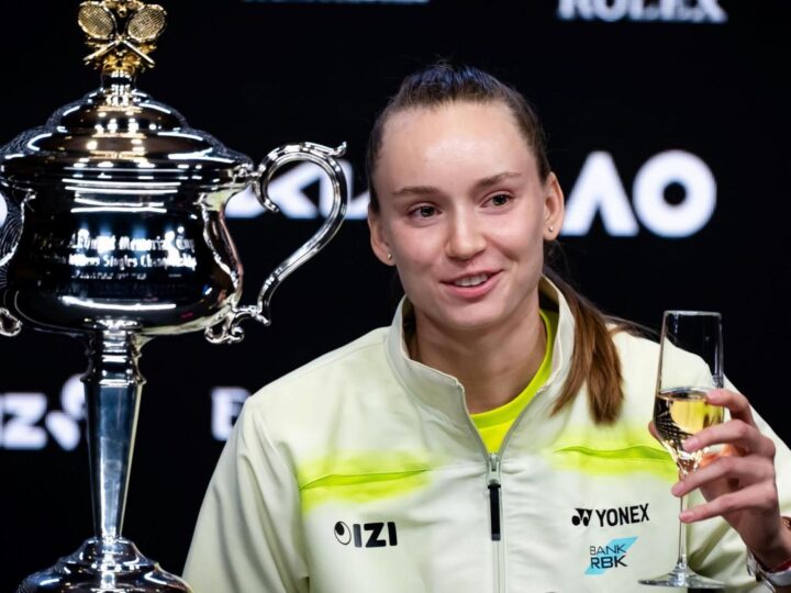 The ice queen Elena Rybakina finds her fire in the Melbourne heat