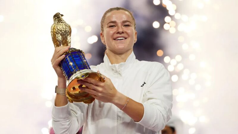 Karolina Muchova silences doubt with long awaited Doha triumph